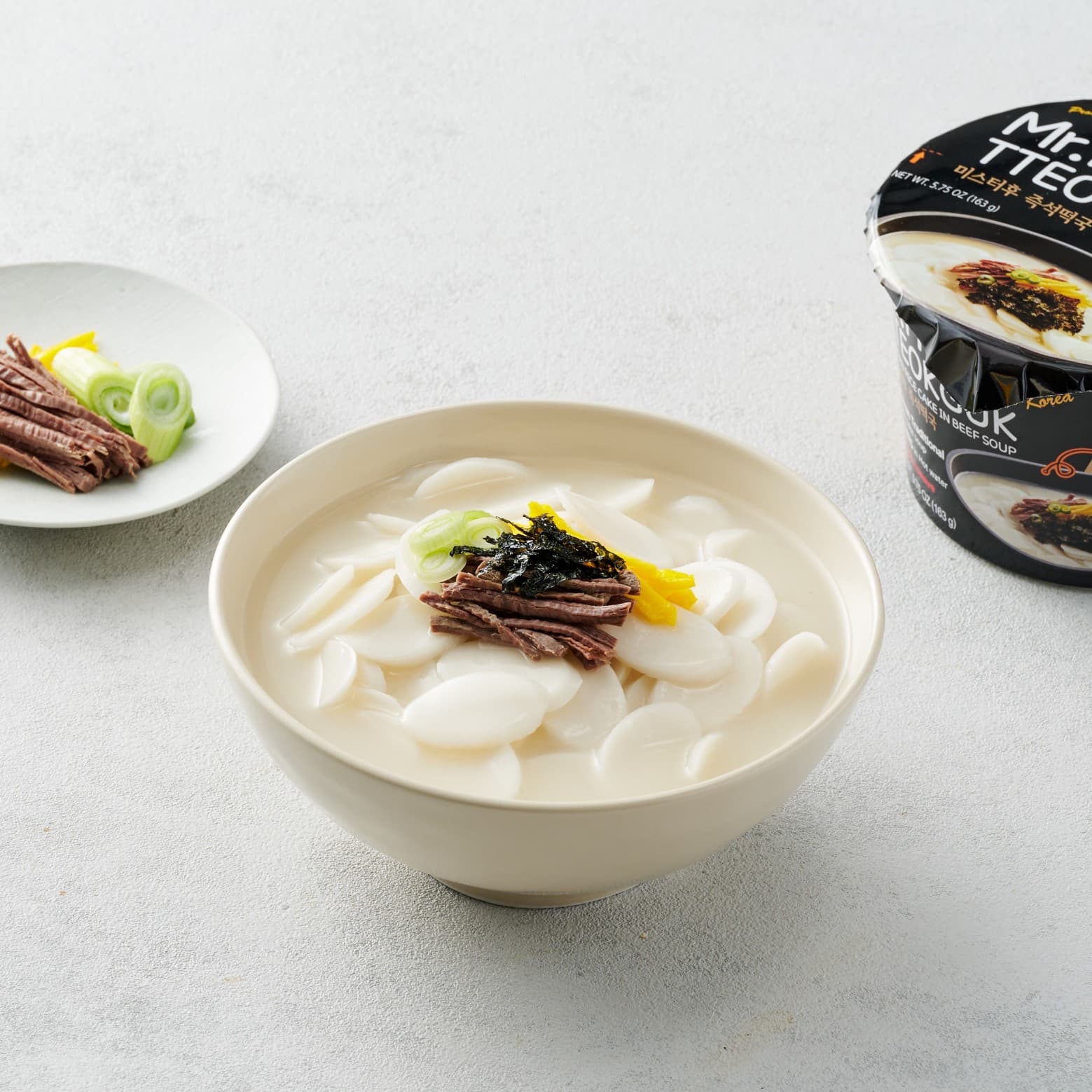 [OEM/ODM] Korean style popular public Instant rice-cake Beef soup ...